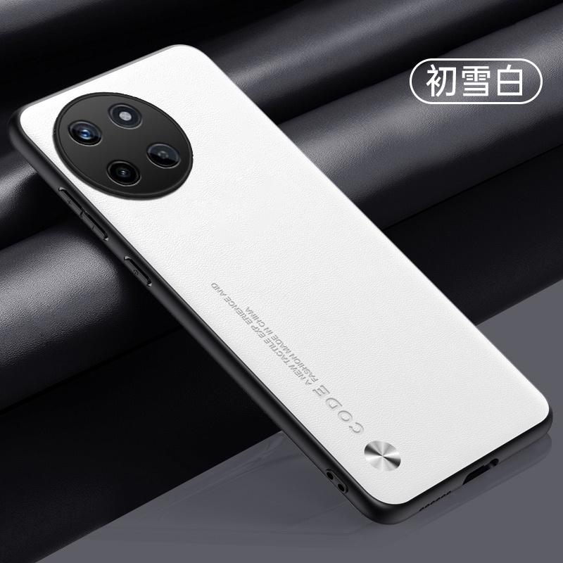 Ốp Bao Da Điện Thoại pu Viền Silicon Mềm Cho realme 11 realme11 4g Ốp