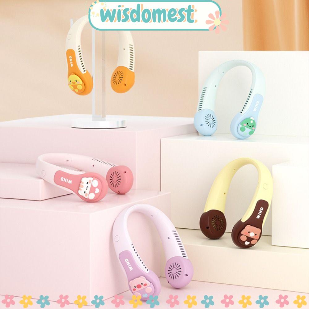 Quạt Làm Mát Không Cánh 1200mah Đeo Cổ Tiện Dụng