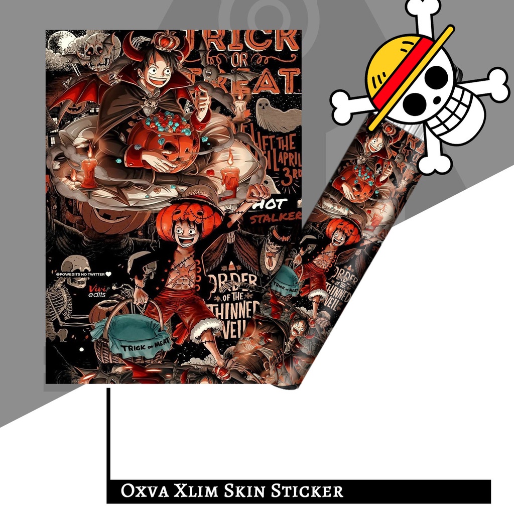 Miếng dán skin Luffy cho xlim pro, xlim v1 , xlim v2 , xlim SE, favostix , xtal pro , feelin -Tặng công cụ dán