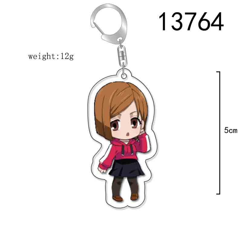 Spell Attack anime ngoại vi mặt dây chuyền acrylic móc khóa hai mặt bánh sandwich mặt dây chuyền Gojo Satoru Kuroe Mang