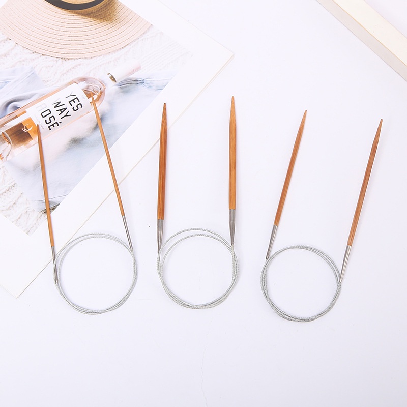 3-10mm tre xi lanh đan kim thép không gỉ ống móc DIY thủ công áo len mũ khăn may