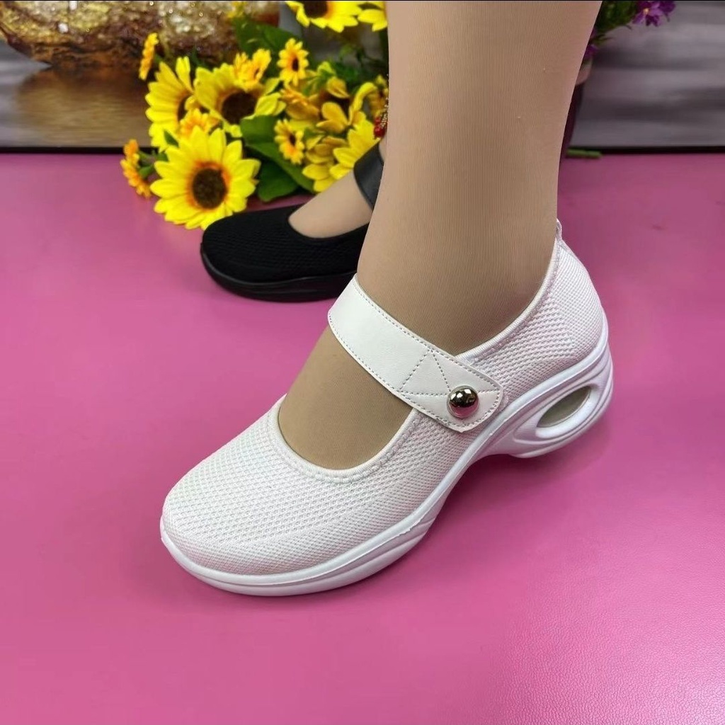 Giày Khiêu Vũ latin Đế Mềm Gót Thấp Thời Trang Mùa Hè 2023 Cho Nữ Trung Niên