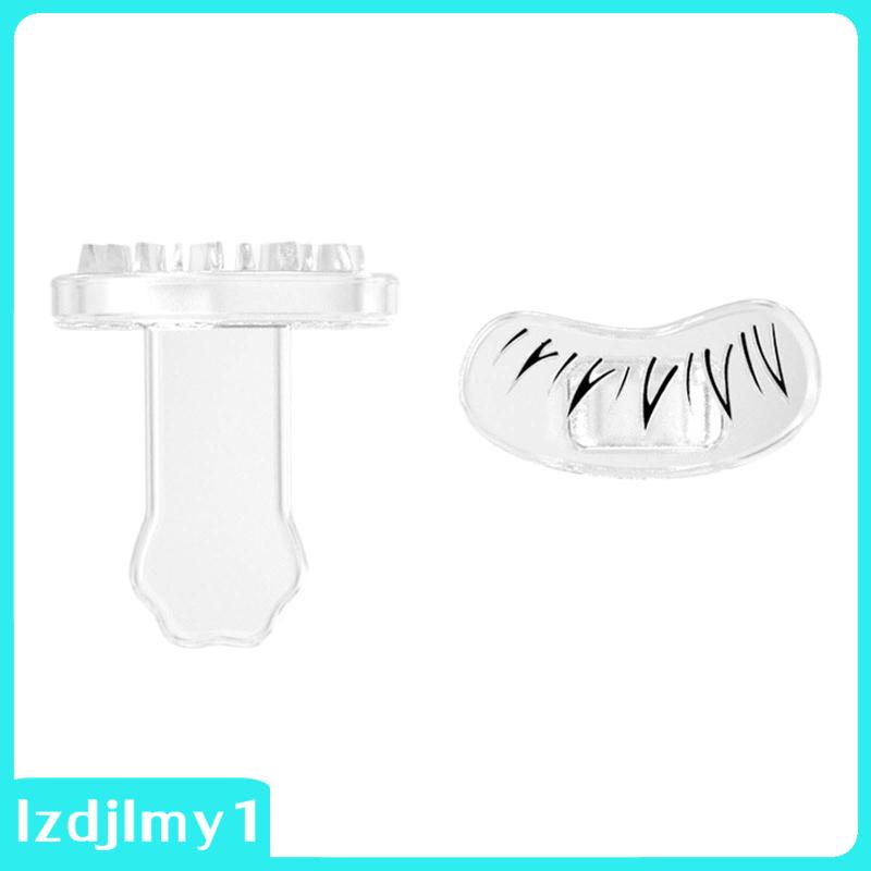 Set 2 Con Dấu In Lông Mi Dưới Dùng Trong Nhà Và Ngoài Trời