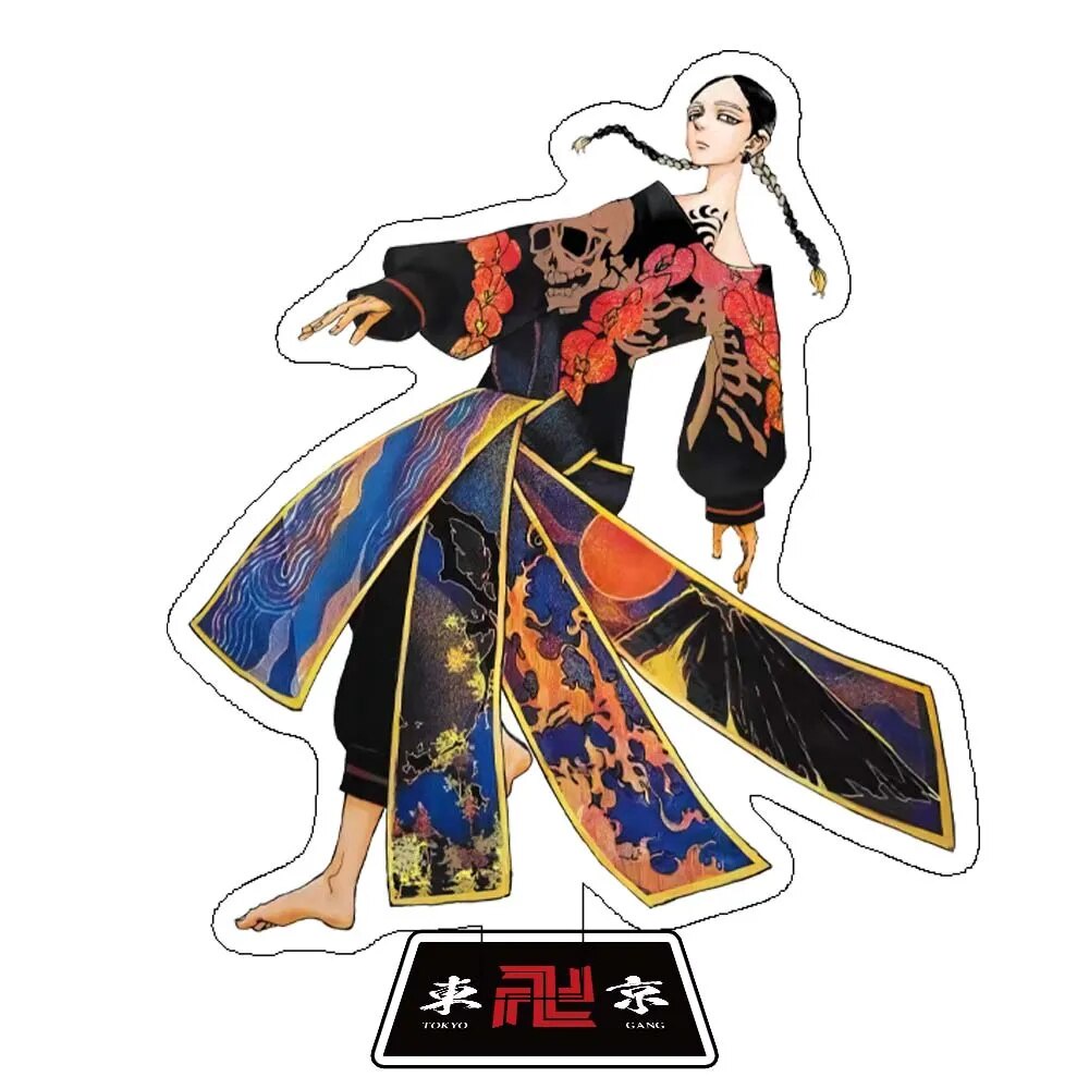 Mô hình Standee Anime Figure Haitani Ran Cosplay Tokyo Revengers 7 Phụ kiện trang trí để bàn góc học tập