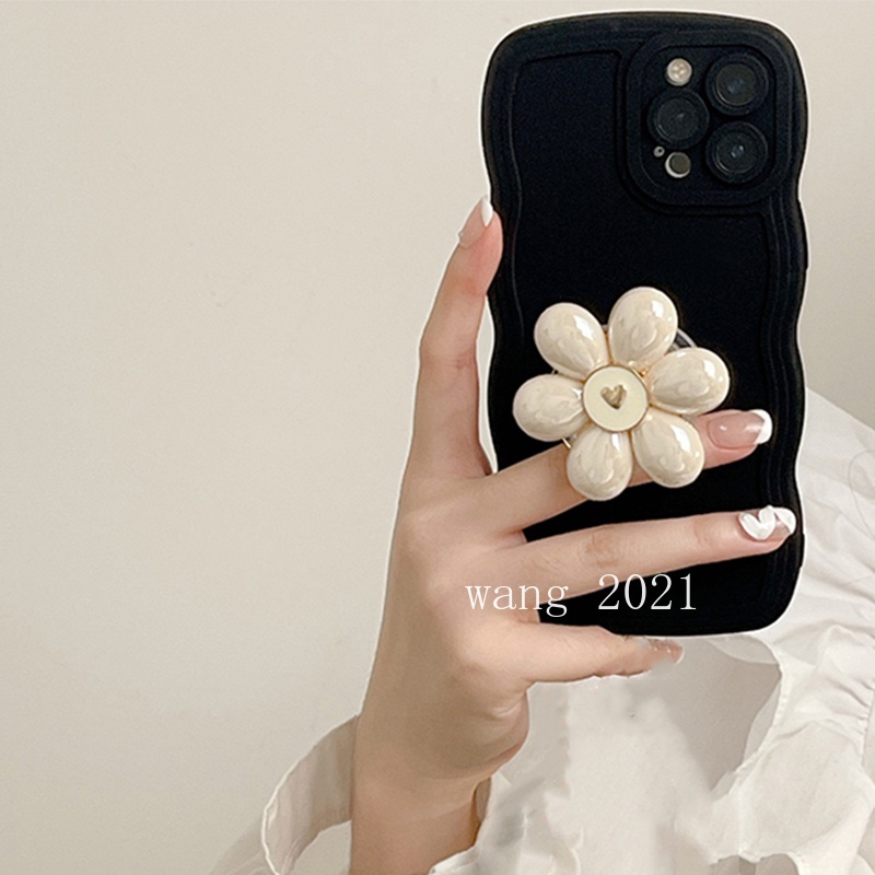 Ốp Điện Thoại Mềm Có Giá Đỡ Hình Cánh Hoa Trắng Cho xiaomi 13t xiaomi 13t pro 5g xiaomi 13t pro 5g