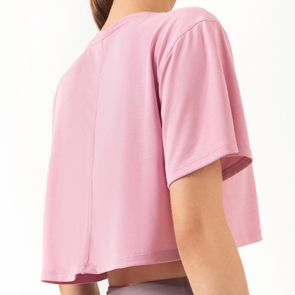Air active Áo croptop thể thao tay ngắn nhanh khô thời trang Gym Yoga