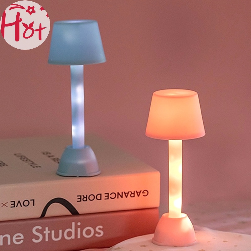 Jr Đèn led Ngủ mini Để Bàn Tỉ Lệ 1: 12 Trang Trí Nhà Búp Bê vn