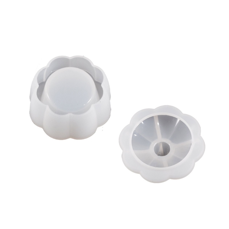 Khuôn Làm Đồ Thủ Công Hình Bông Hoa Bằng Nhựa resin Có Nắp
