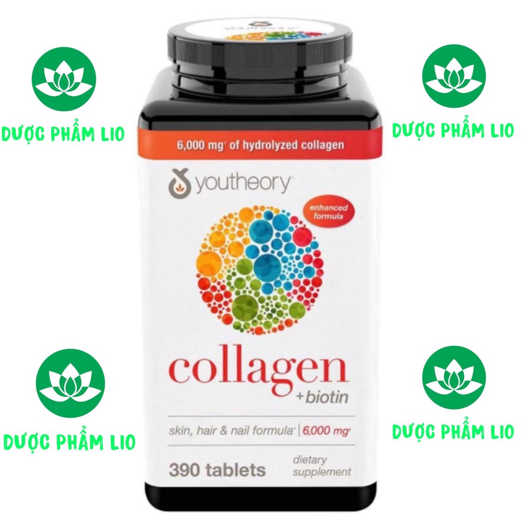 Viên Uống Collagen Youtheory Advanced Type 1,2&3, hỗ trợ chăm sóc Da,tóc, móng, ngăn ngừa lão hóa
