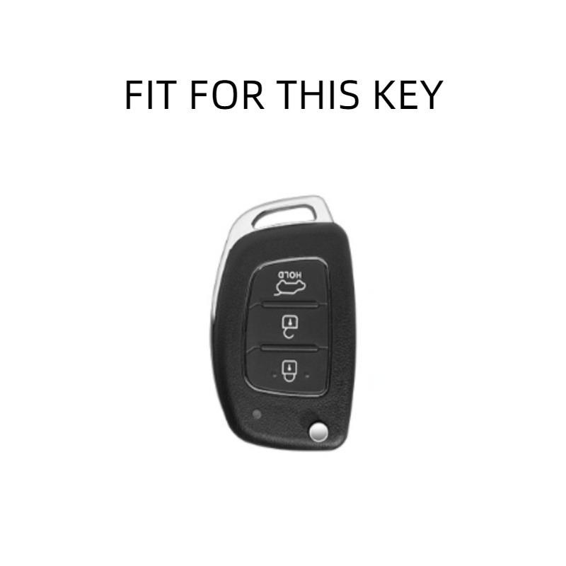 Bao Da Đựng Chìa Khóa Điều Khiển Từ Xa Cho Hyundai matrix getz accent Elantra atos i10 i20 i30 HB20 IX25 IX35 IX45 starex Ioniq Elantra
