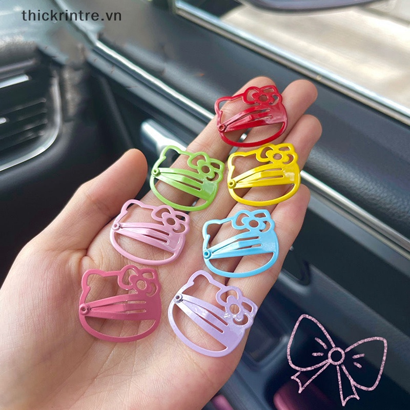 Set 5 Kẹp Tóc Kim Loại Hình hello kitty Đáng Yêu Cho Bé Gái y2k vn