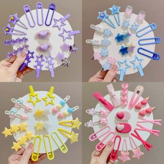 Kẹp tóc mỏ vịt kẹp tóc ngôi sao kẹp tóc cho bé kẹp tóc mái kẹp tóc hàn quốc Dopamine set Kẹp Tóc Mỏ Vịt Cho Nữ