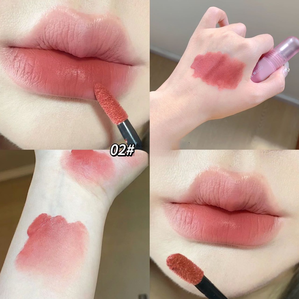 Son Môi Dạng Lỏng Chống Dính Lâu Trôi Màu Nhung Lì Quyến Rũ