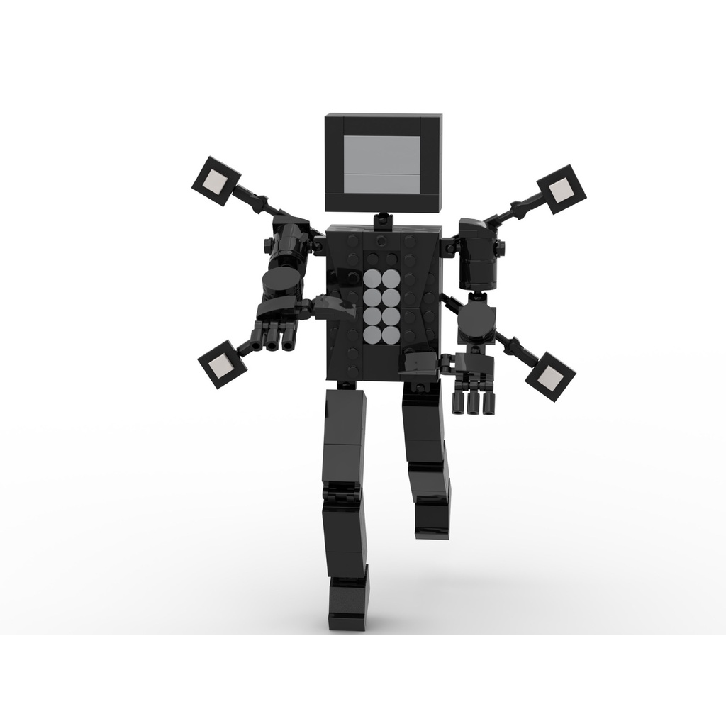 Skibidi Mô Hình Đồ Chơi Lắp Ráp toilet man vs man Độc Đáo