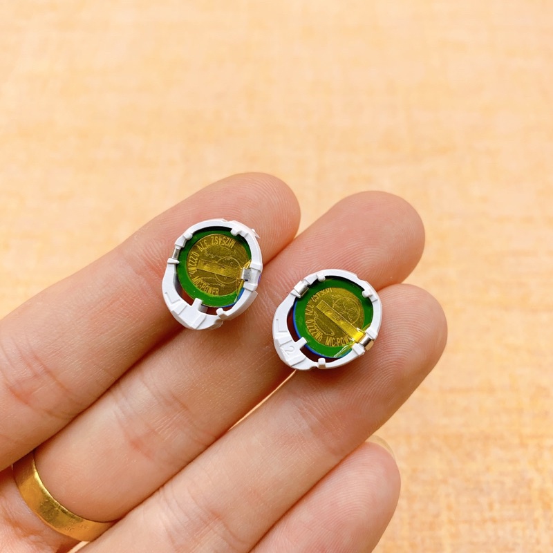 Pin nút Li-ion 3.7V 1254 60mAh  cho tai nghe Bluetooth TWS, có thể sạc lại được