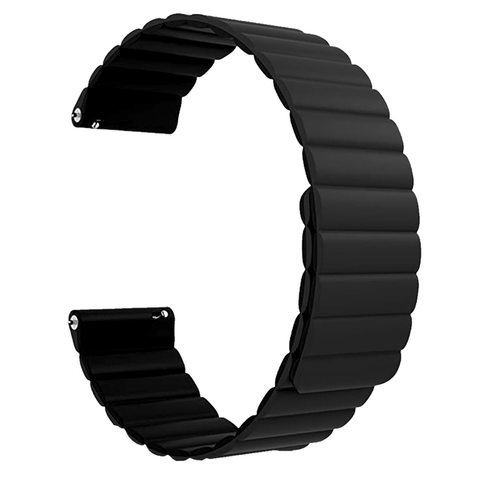 Dây Đeo Silicon Nam Châm 20mm 22Mm Tháo Nhanh Cho galaxy watch 3 active 2