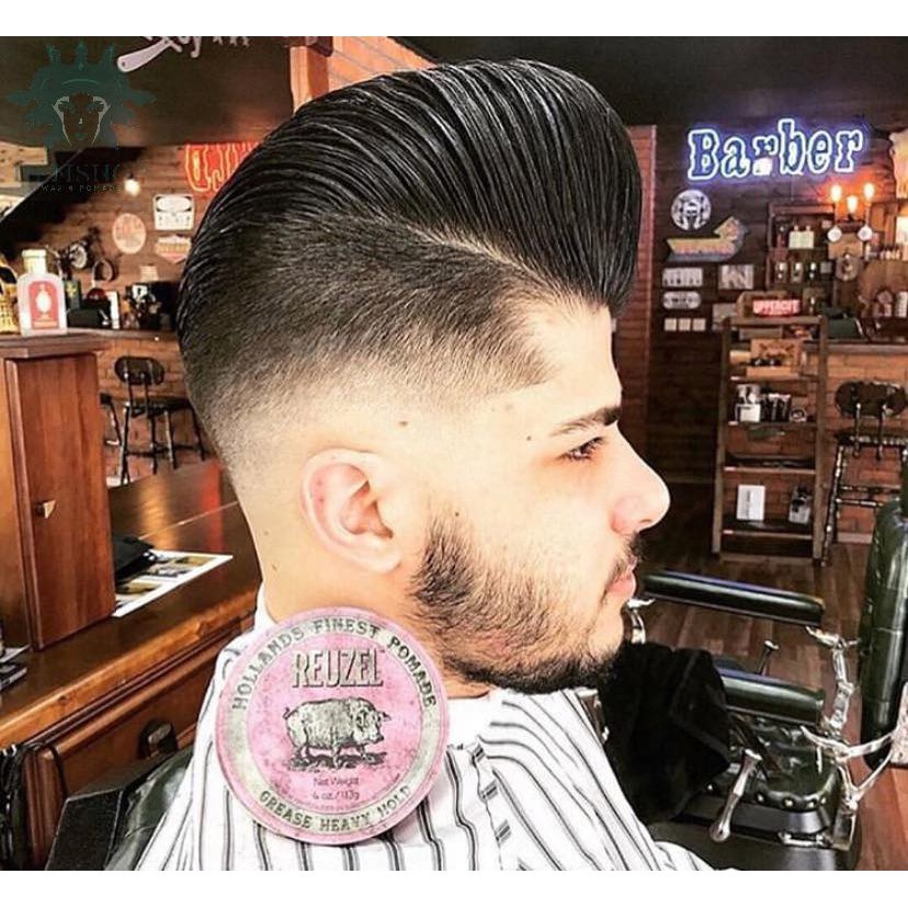 Sáp Vuốt Tóc Nam REUZEL Pink Pomade - Hàng Chính Hãng