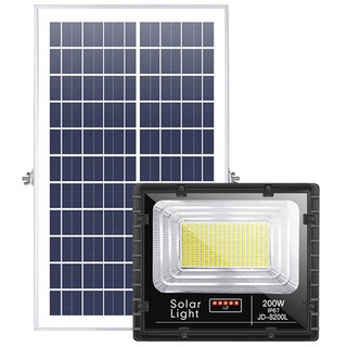Đèn năng lượng mặt trời jindian jd-8200l - công suất 200w ; 24t