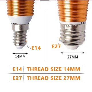 Bóng Đèn led e14 e27 5w Hình Nến