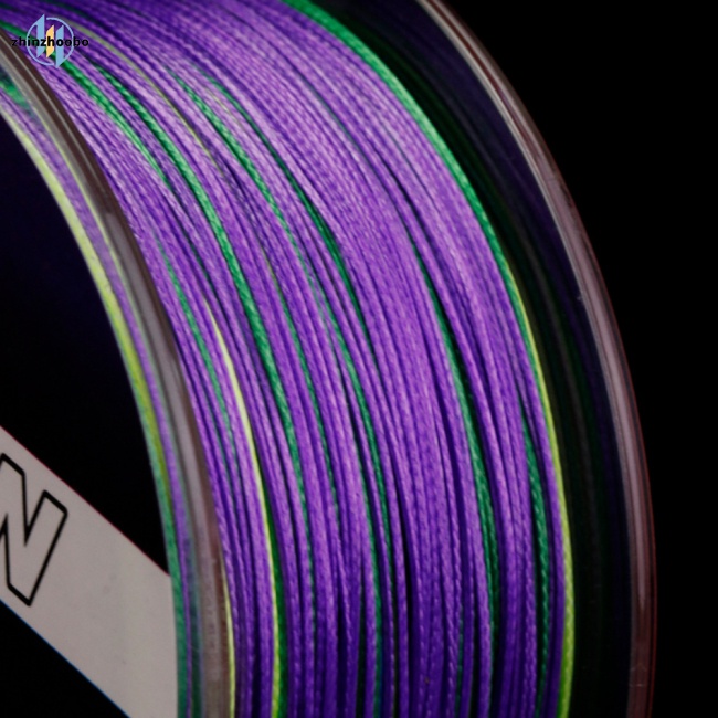 Zhin Cuộn Dây Câu Cá 4 Sợi Bện 8 Sợi Dài 100M