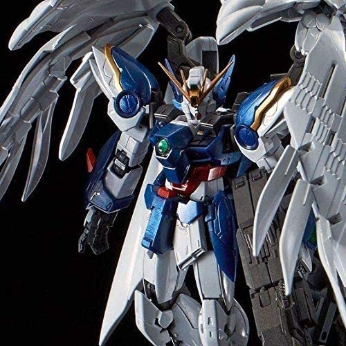 Mô hình lắp ráp RG Wing Gundam Zero EW & Drei Zwerg  Bandai 4573102553782 Tặng ô tô