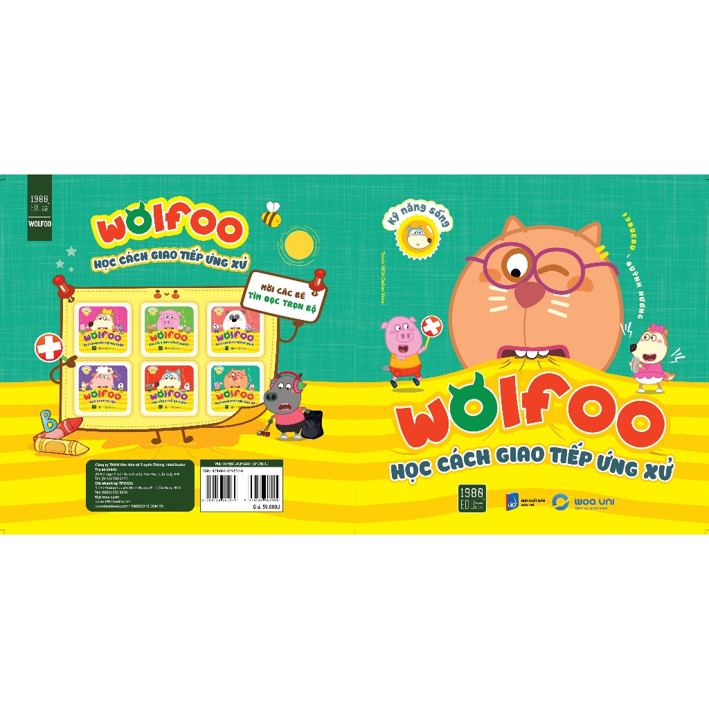 Sách - Wolfoo Học Cách Giao Tiếp Ứng Xử