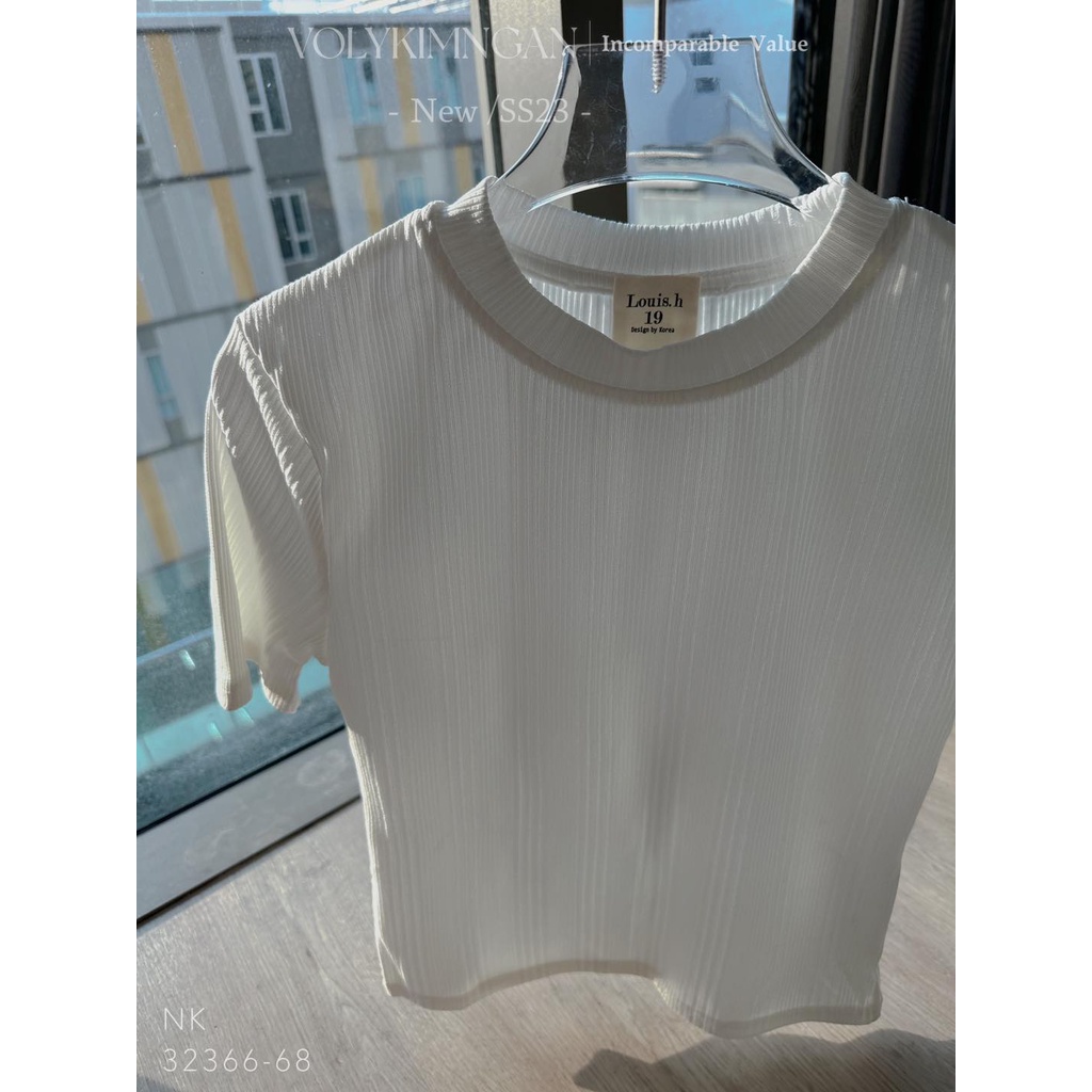 Áo trơn gân li.ke z.r