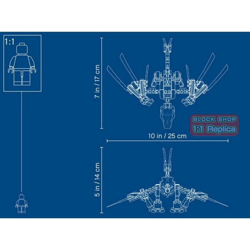 Mô Hình Lắp Ráp Nhân Vật phantom ninja series 70666 legacy: phantom ninja