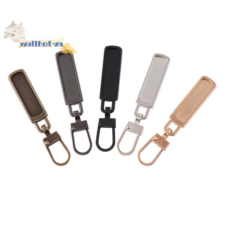 Wallhot > Set 3 Dây Khóa Kéo Có Thể Tháo Rời Thay Thế Cho Vali Đi Học / Giày Bốt / Giày Bốt / Áo Khoác Khóa Kéo Kim Loại