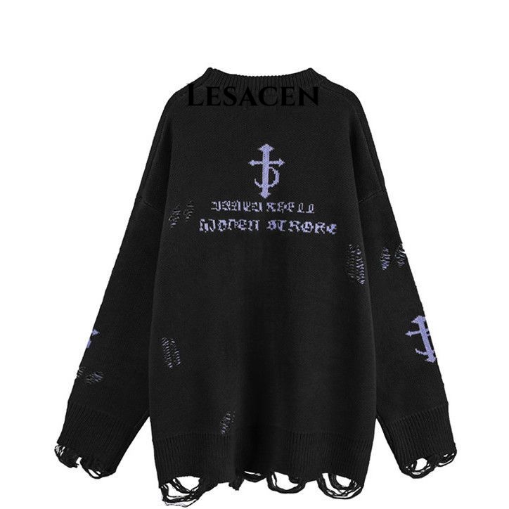 LESACEN Áo Len áo khoác cardigan xu hướng Cổ điển Stylish Hàn Phong WMY23A0SZA 43Z231024