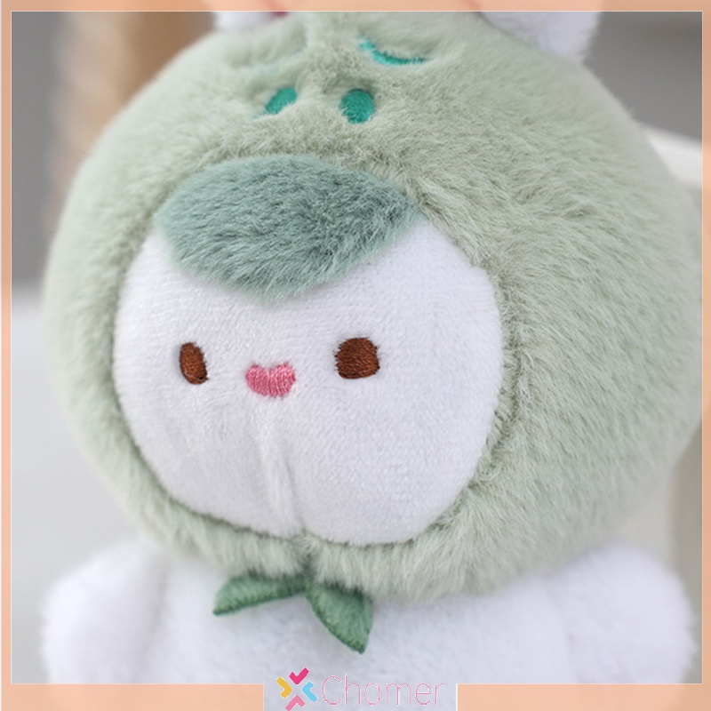 Móc Khóa Thỏ Bông Mềm Mại Dễ Thương Phụ Kiện Chìa Khóa Xe Hơi Quà Tặng Cho Bạn Gái