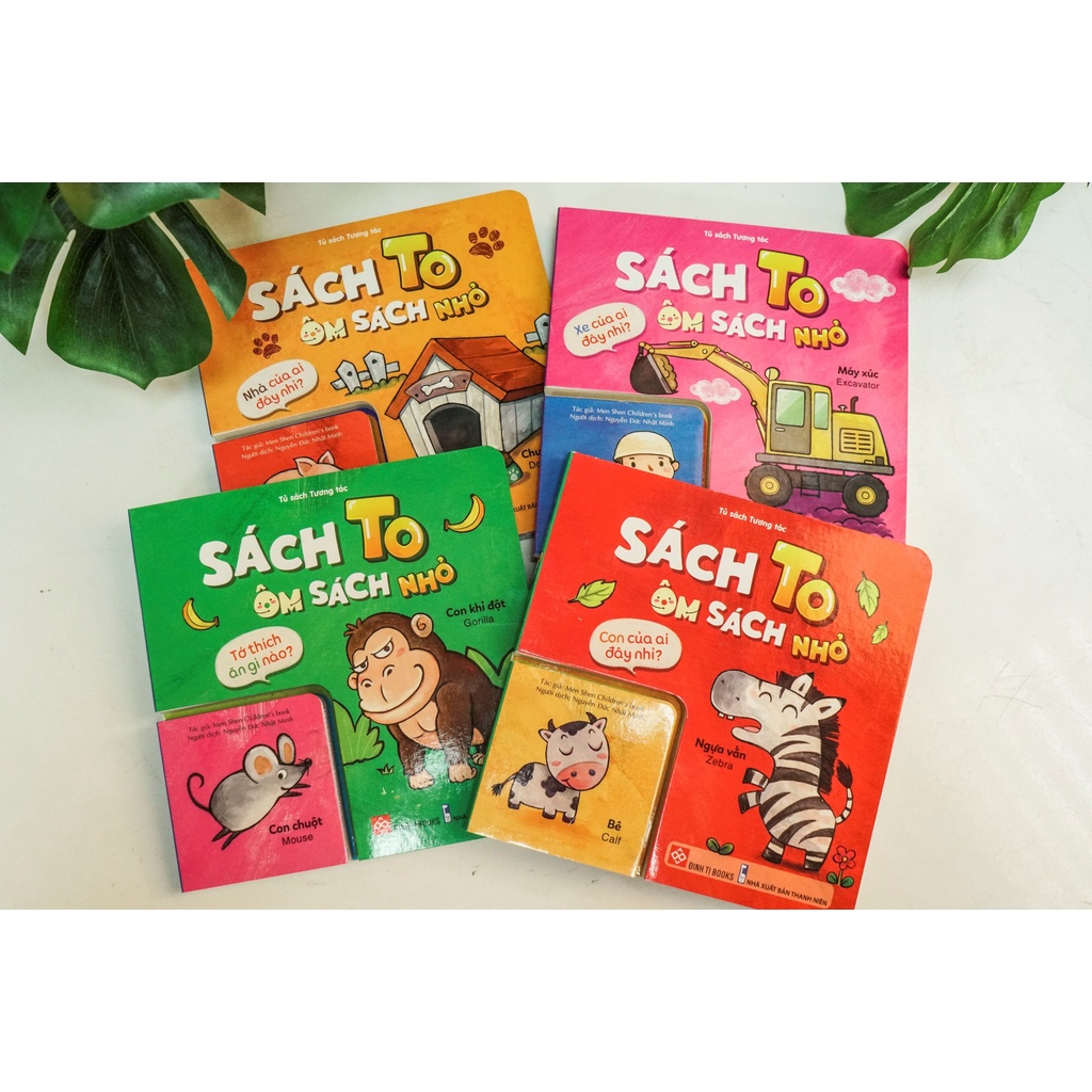 Sách To Ôm Sách Nhỏ (Cho bé từ 0 - 6 tuổi) – Đinh Tị Books