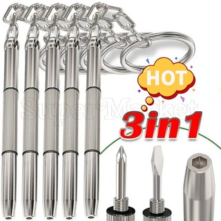 Tuốc nơ vít mini 3 trong 1 sửa kính mắt có móc khóa / tuốc nơ vít mini