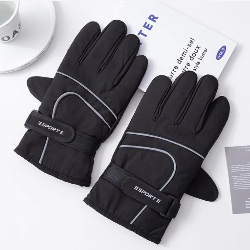 Găng Tay Lái Xe Chống Gió Giữ Ấm Chống Trượt Có Thể Chạm Màn Hình Cảm Ứng Dành Cho Nam