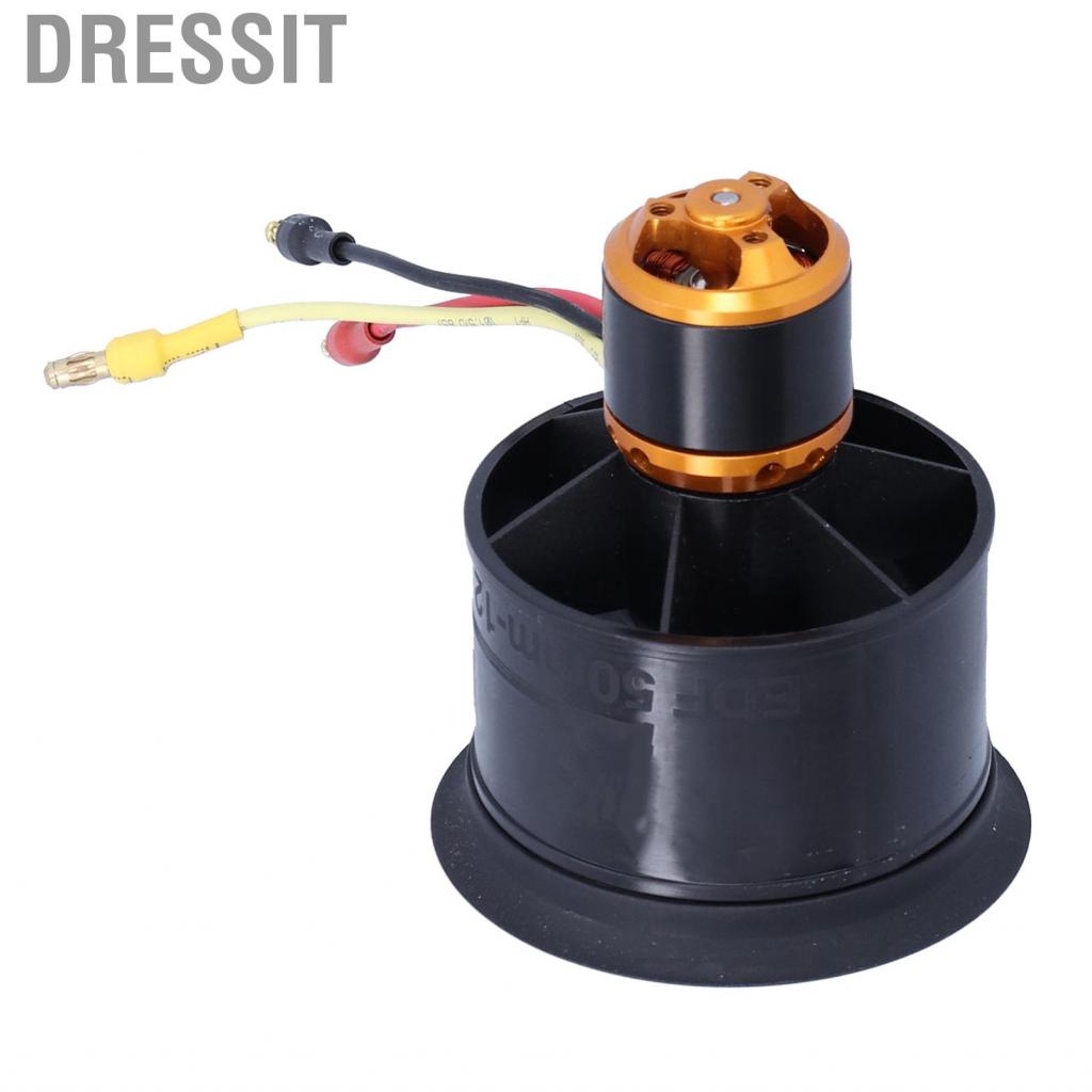 Dressit Motor with 12 Blades Ducted Fan  3‑4S High Temperature Resistance QX Brushless for RC Plane Helicopter