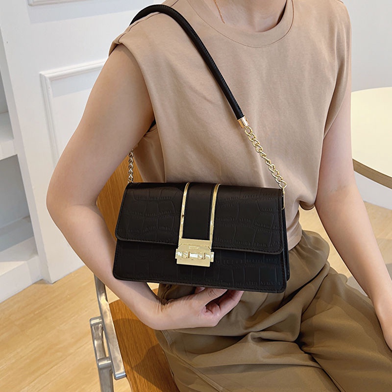 Túi Đeo Vai Hình Vuông Màu Trắng Phong Cách Mới 2023 Dễ Phối Đồ