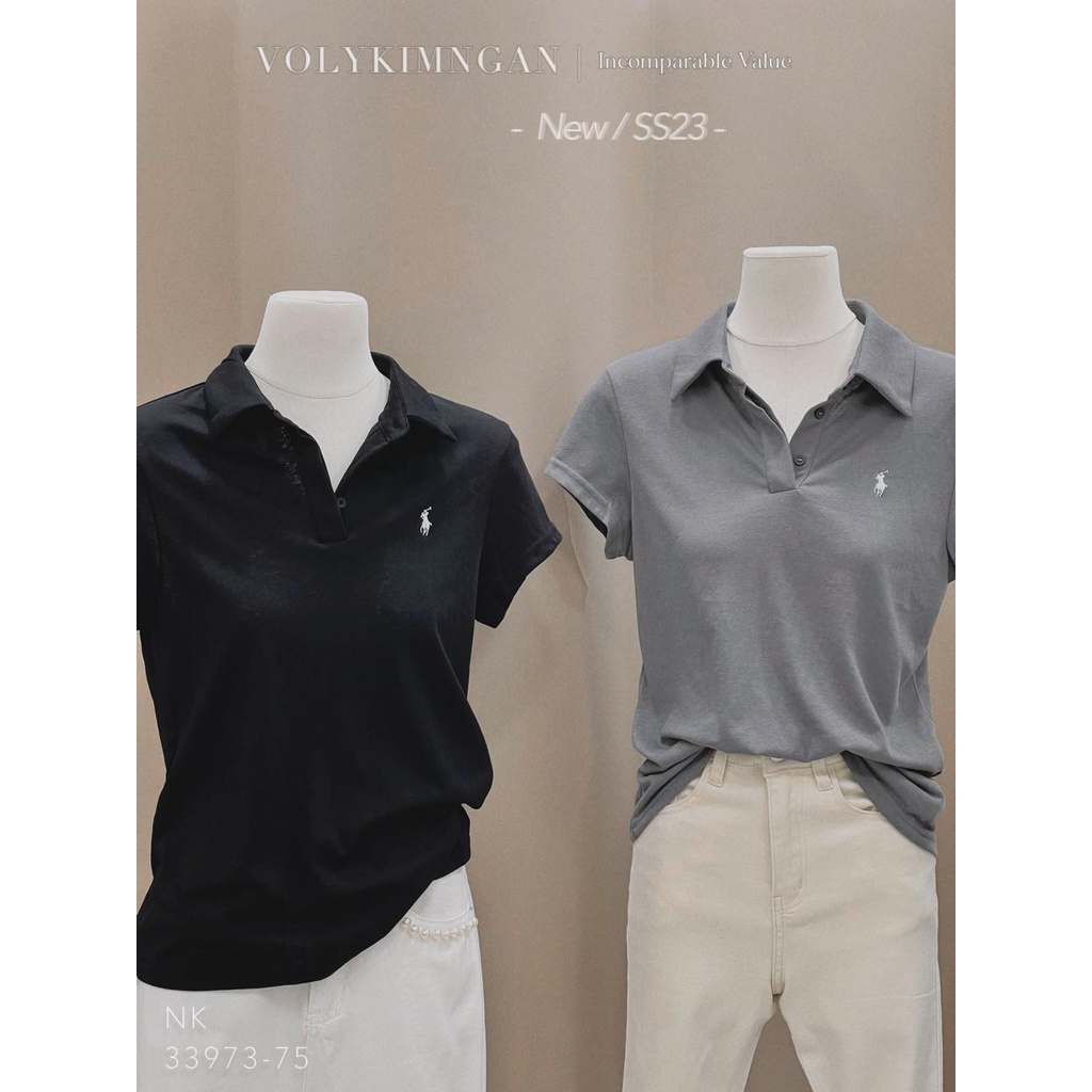 Áo polo giấy lau.ren lo.uis