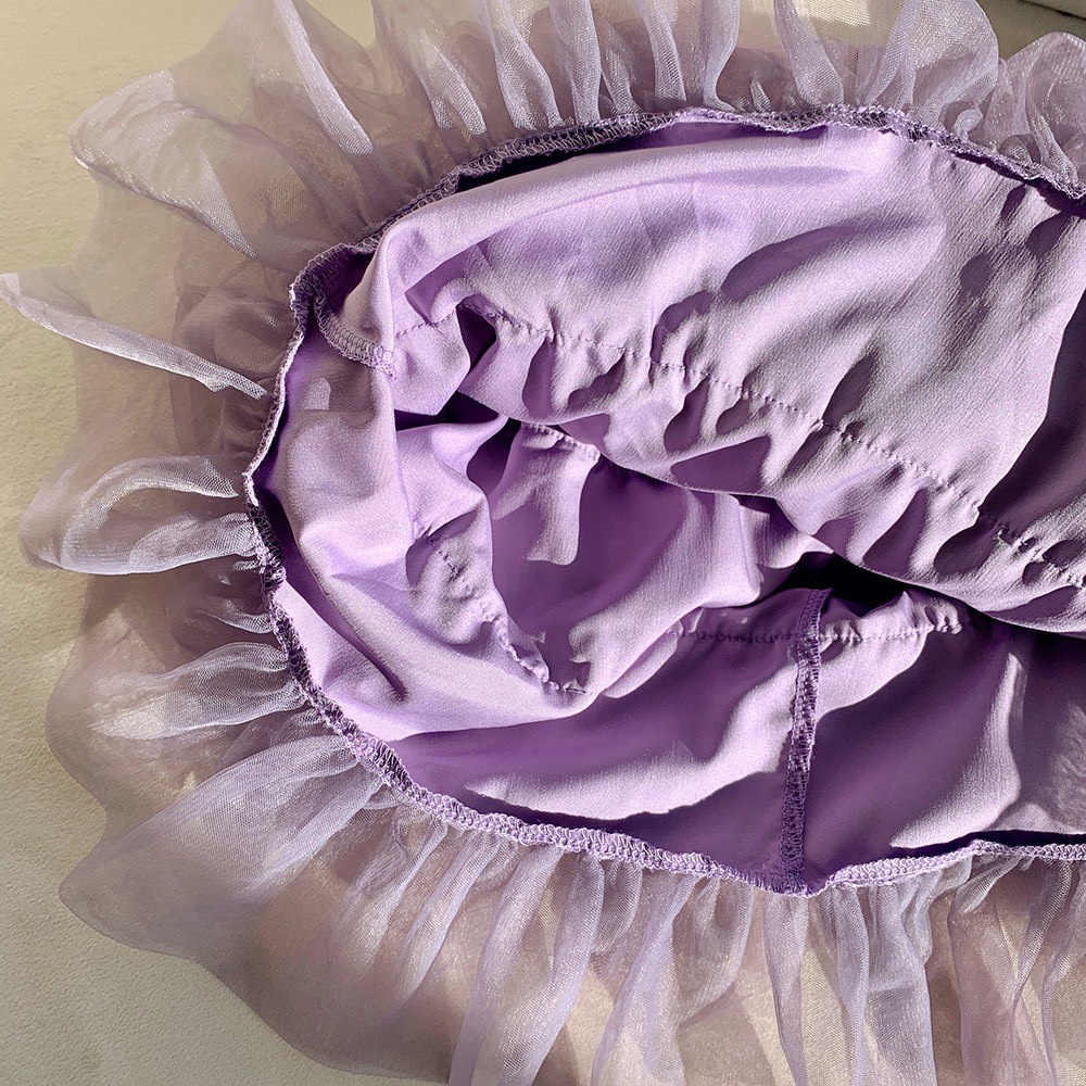 CHÂN VÁY VOAN DÁNG DÀI CẠP CHUN XẾP TẦNG XINH XẮN CHO BÉ- HÀNG QCCC