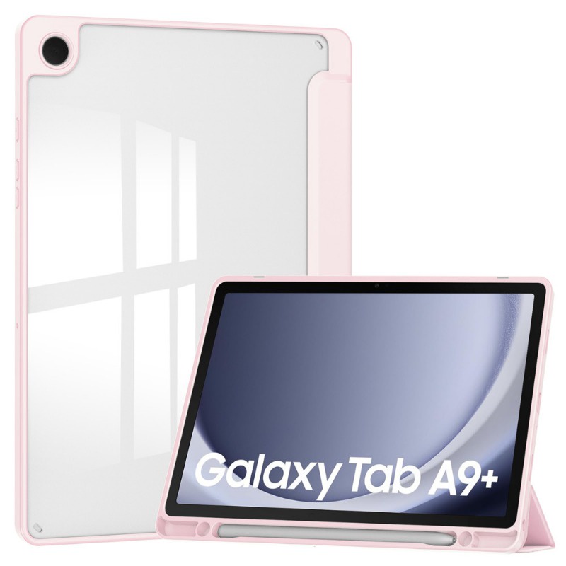 Bao Da Máy Tính Bảng pu Nắp Gập Thông Minh Có Ngăn Đựng Bút Cho samsung galaxy tab a9 + 11.0 sm-P210 Smx216B sm-J218U Giá Đỡ