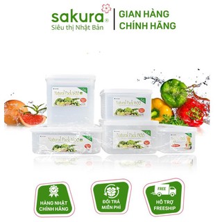 Hộp nhựa đựng thực phẩm Inomata Nhật Bản (1100ml. 1400ml, 1600ml)