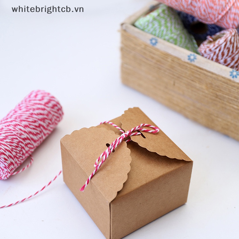 Cuộn Dây Thừng cotton 100m Dùng Gói Quà Giáng Sinh