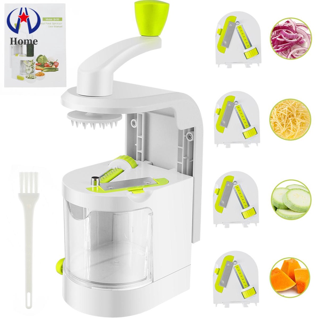 Máy Cắt Rau Củ Quả 4 Trong 1 Có Giác Hút Mạnh Mẽ onion potato shopskc4520