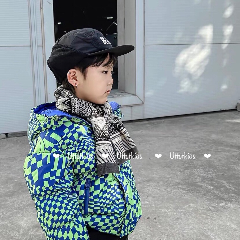 MŨ LÓT BÔNG CHE TAI CHỐNG GIÓ GO BEARS PHONG CÁCH HÀN QUỐC CHO BÉ GÁI VÀ BÉ TRAI