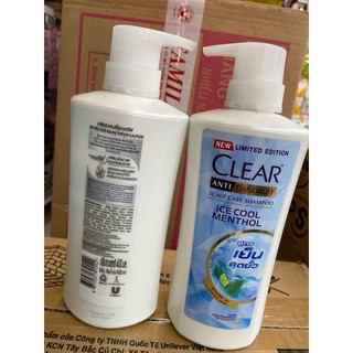 Dầu gội Clear bạc hà thái lan 400ml