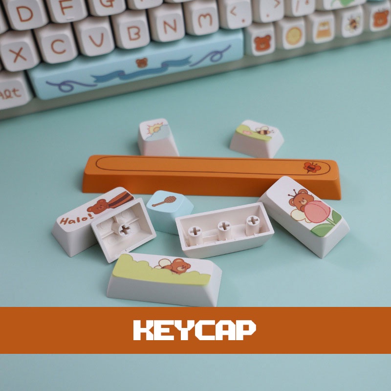 JIASHI Keycap FA chiều cao keycap PBT 130 keycap phù hợp cho bàn phím cơ