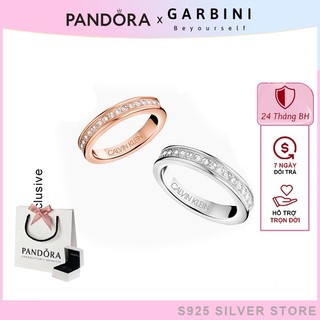 Nhẫn Cặp Đôi Calvin Klein Hook Crystals CK Ring Authentic - Garbini