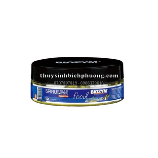 Biozym spirulina tab - thức ăn tảo xoắn dán kính cho cá cảnh, tép cảnh