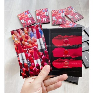 Sample/ Mẫu thử vỉ son M.a.c Mac ruby/ red