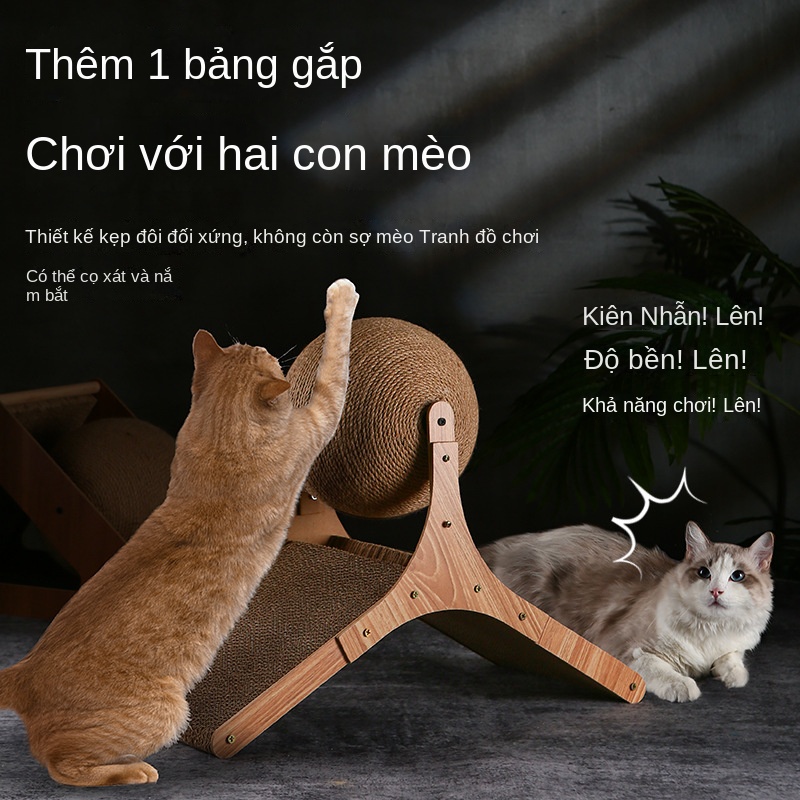 Đồ Chơi Bảng Cào Móng Thú Vị Chống Trầy Xước Cho Mèo Cưng