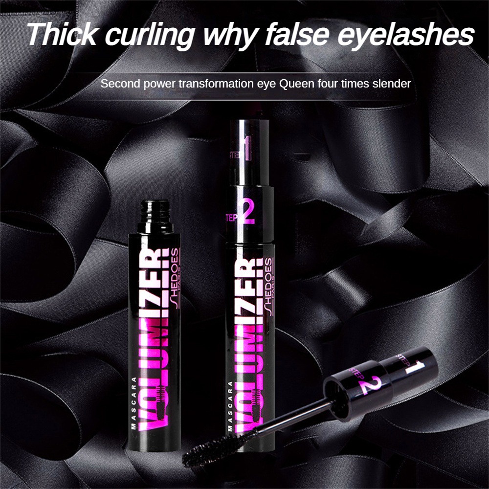 Shedoes Mascara Chống Thấm Nước Lâu Trôi 36H Uốn Mi Dài Chống Nhòe Dễ Trang Điểm Mắt, Mỹ   Dễ Thương